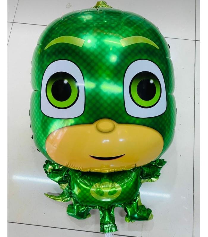 2022 Toptan büyük folyo balon pijamaske yeşil